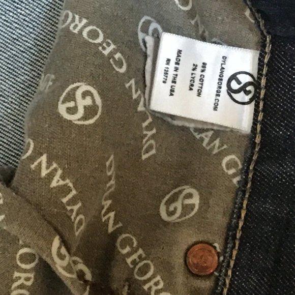DYLAN GEORGE STEPHAN Jeans 36 x 29" Straight Leg - Picture 8 of 8